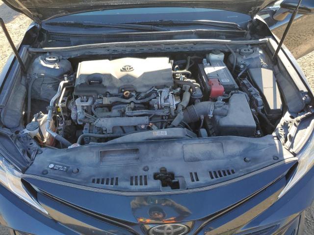 4T1B11HK8JU575809 - 2018 TOYOTA CAMRY L BLUE photo 11