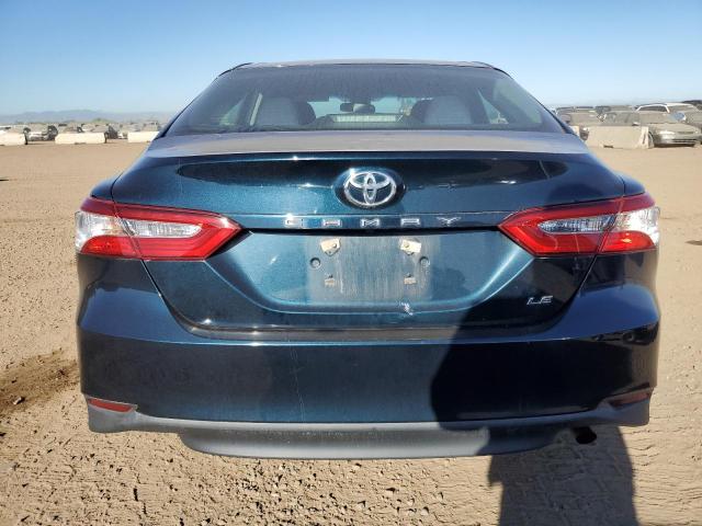 4T1B11HK8JU575809 - 2018 TOYOTA CAMRY L BLUE photo 6
