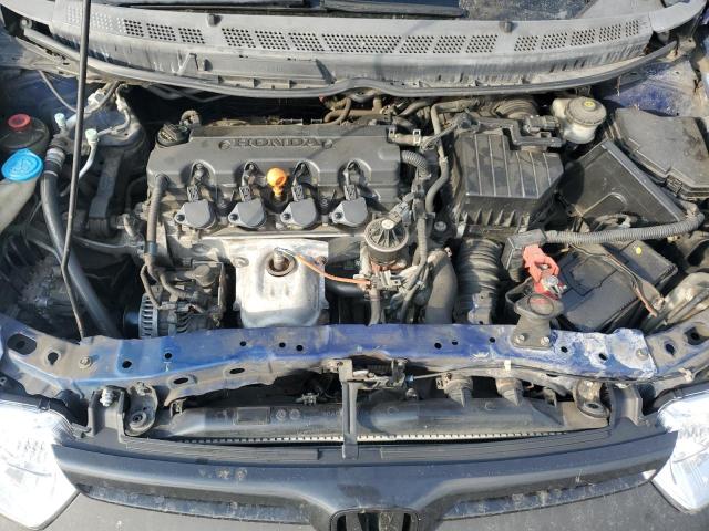 2HGFG12828H557127 - 2008 HONDA CIVIC EX BLUE photo 11