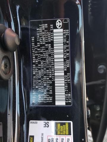 5YFB4MDE9PP012027 - 2023 TOYOTA COROLLA LE BLACK photo 12