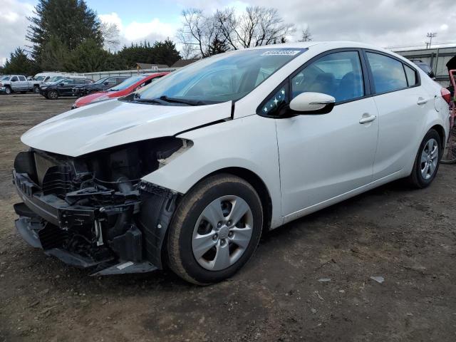 KNAFX4A67F5417236 - 2015 KIA FORTE LX WHITE photo 1