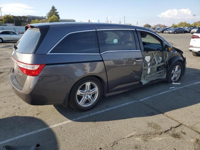 5FNRL5H92DB001849 - 2013 HONDA ODYSSEY TOURING CHARCOAL photo 3