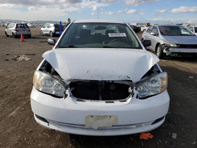 1NXBR32E46Z576633 - 2006 TOYOTA COROLLA CE WHITE photo 5