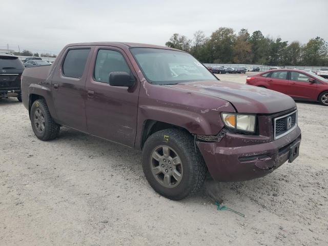 2HJYK16307H522018 - 2007 HONDA RIDGELINE RTX BURGUNDY photo 4