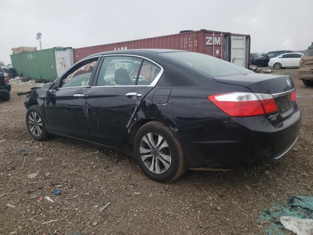 1HGCR2F3XEA174015 - 2014 HONDA ACCORD LX BLACK photo 2