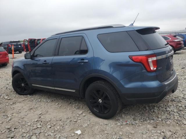 1FM5K8D80JGA75381 - 2018 FORD EXPLORER XLT ლურჯი ფოტო 2