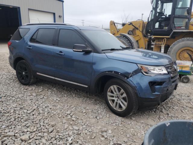 1FM5K8D80JGA75381 - 2018 FORD EXPLORER XLT ლურჯი ფოტო 4