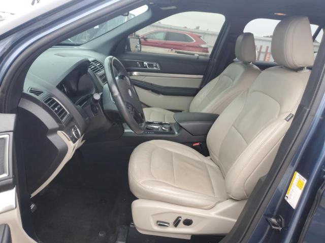 1FM5K8D80JGA75381 - 2018 FORD EXPLORER XLT ლურჯი ფოტო 7