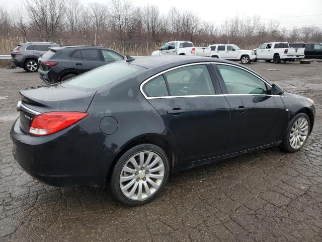 W04GW5EV3B1114368 - 2011 BUICK REGAL CXL BLACK photo 3