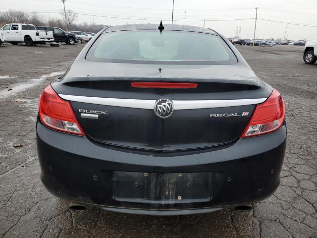 W04GW5EV3B1114368 - 2011 BUICK REGAL CXL BLACK photo 6