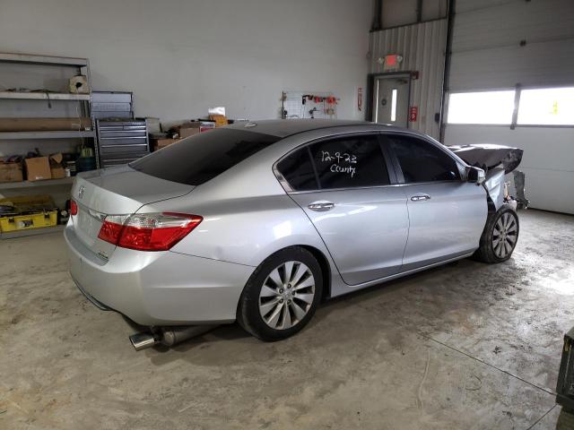 1HGCR2F84DA026307 - 2013 HONDA ACCORD EXL SILVER photo 3