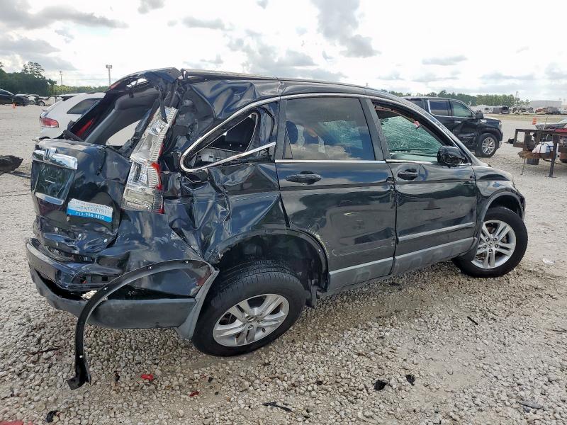 5J6RE3H79AL003484 - 2010 HONDA CR-V EXL BLACK photo 3
