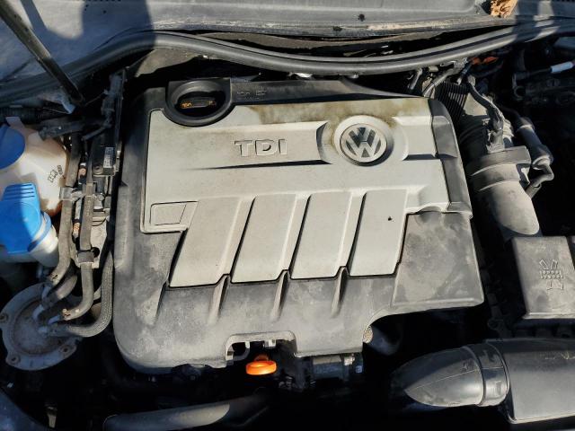 3VWPL7AJ0BM679805 - 2011 VOLKSWAGEN JETTA TDI SILVER photo 11