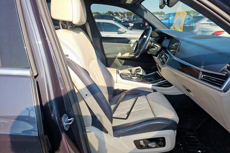 5UXCW2C55KLB43477 - 2019 BMW X7 XDRIVE40I GRAY photo 5