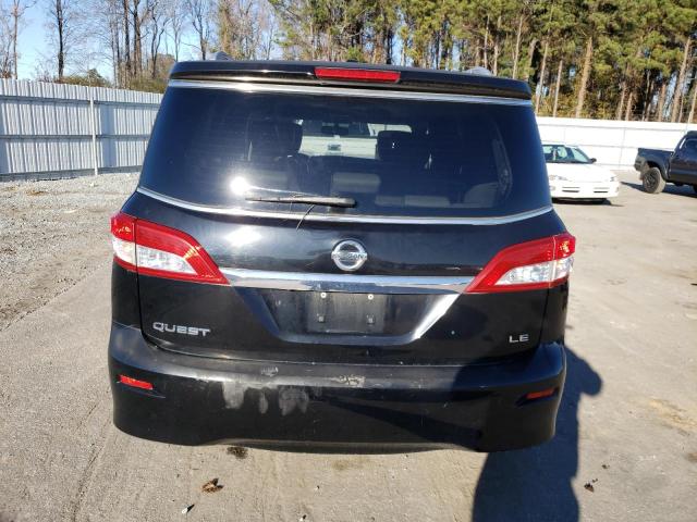 JN8AE2KPXC9035371 - 2012 NISSAN QUEST S BLACK photo 6