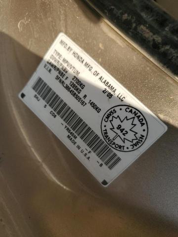 5FNRL38645B505167 - 2005 HONDA ODYSSEY EXL BROWN photo 13