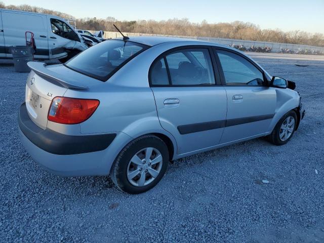 KNADE123086340979 - 2008 KIA RIO BASE SILVER photo 3