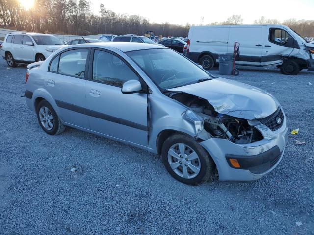 KNADE123086340979 - 2008 KIA RIO BASE SILVER photo 4