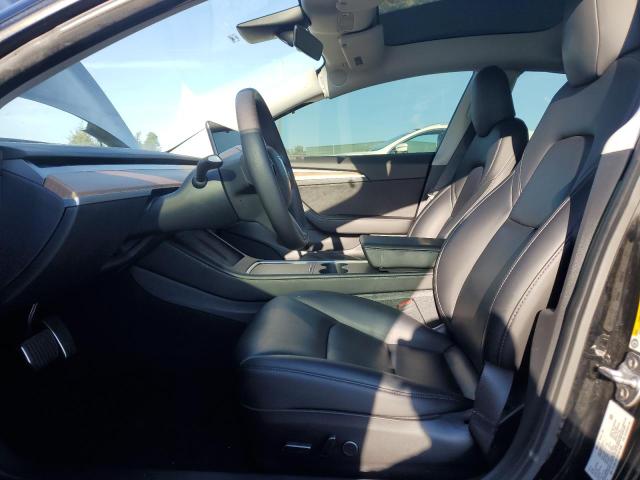 5YJ3E1EA7MF027936 - 2021 TESLA MODEL 3 BLACK photo 7
