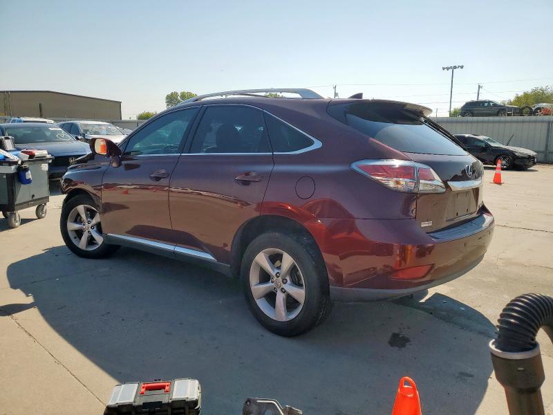 2T2BK1BA3FC296107 - 2015 LEXUS RX 350 BASE MAROON photo 2