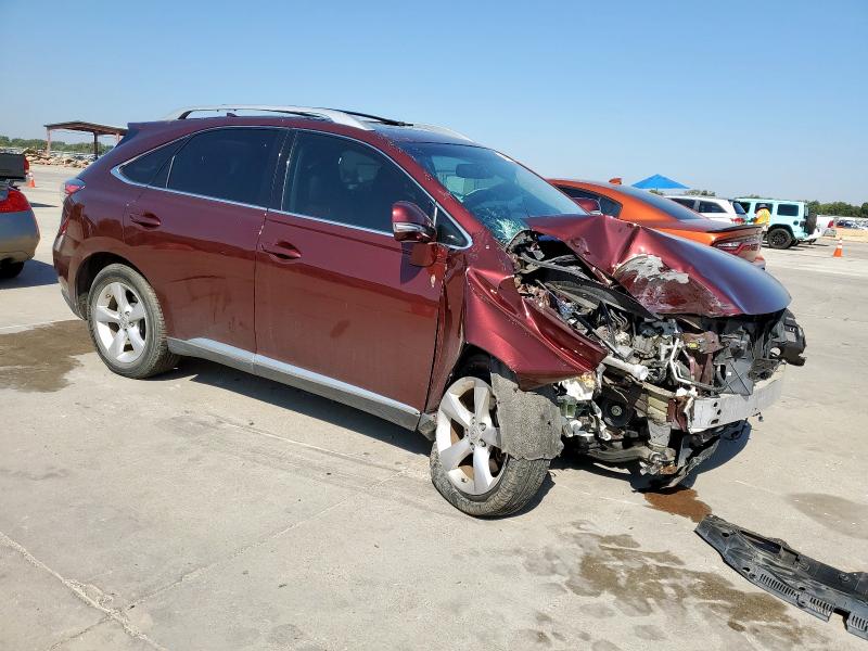 2T2BK1BA3FC296107 - 2015 LEXUS RX 350 BASE MAROON photo 4
