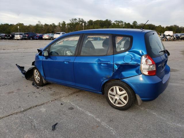 JHMGD37448S067597 - 2008 HONDA FIT BLUE photo 2