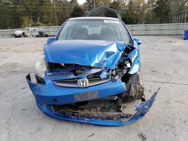 JHMGD37448S067597 - 2008 HONDA FIT BLUE photo 5