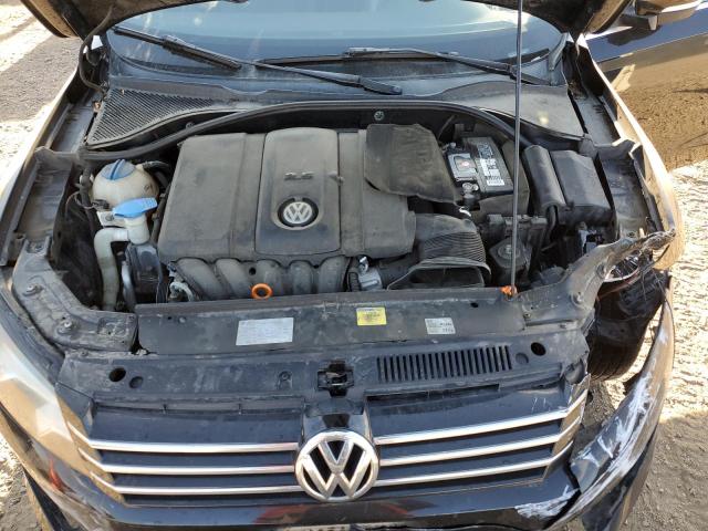 1VWBP7A38CC111112 - 2012 VOLKSWAGEN PASSAT SE BLACK photo 11