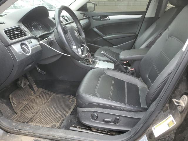 1VWBP7A38CC111112 - 2012 VOLKSWAGEN PASSAT SE BLACK photo 7