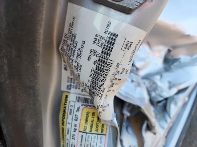 3FA6P0D96KR187011 - 2019 FORD FUSION TITANIUM ვერცხლისფერი ფოტო 13