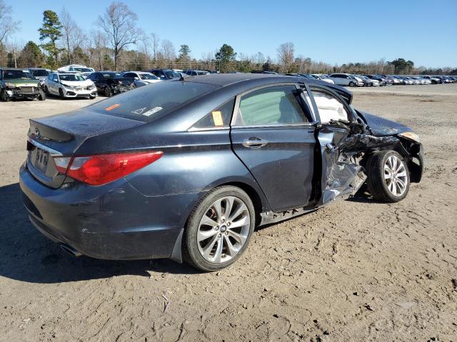 5NPEC4ACXDH504948 - 2013 HYUNDAI SONATA SE BLUE photo 3