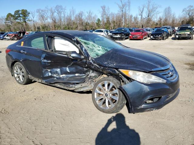 5NPEC4ACXDH504948 - 2013 HYUNDAI SONATA SE BLUE photo 4