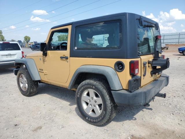 1C4AJWAG3EL157723 - 2014 JEEP WRANGLER SPORT TAN photo 2
