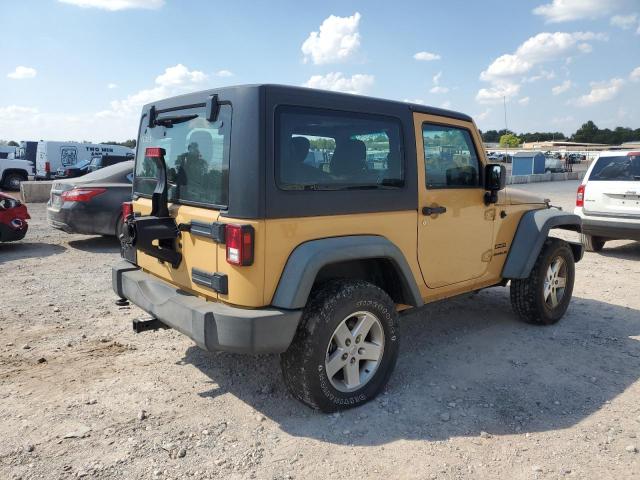 1C4AJWAG3EL157723 - 2014 JEEP WRANGLER SPORT TAN photo 3