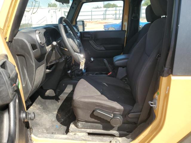 1C4AJWAG3EL157723 - 2014 JEEP WRANGLER SPORT TAN photo 7