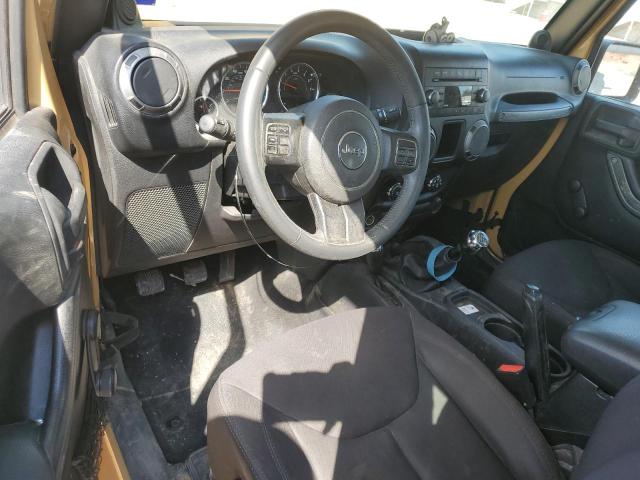 1C4AJWAG3EL157723 - 2014 JEEP WRANGLER SPORT TAN photo 8