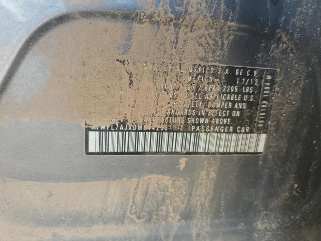 3VWPL7AJXDM644255 - 2013 VOLKSWAGEN JETTA TDI Gris foto 12