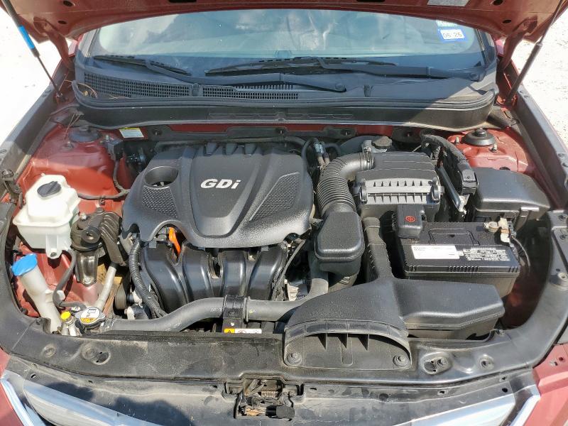 5NPEC4AC7DH651714 - 2013 HYUNDAI SONATA SE RED photo 11