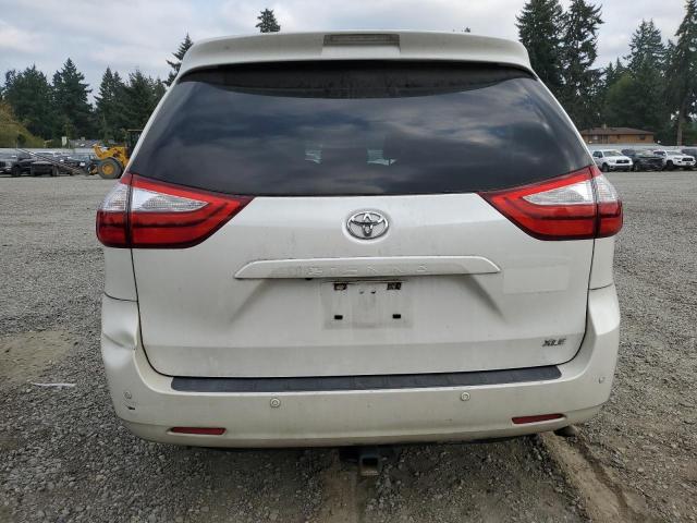 5TDYK3DC9FS675810 - 2015 TOYOTA SIENNA XLE WHITE photo 6