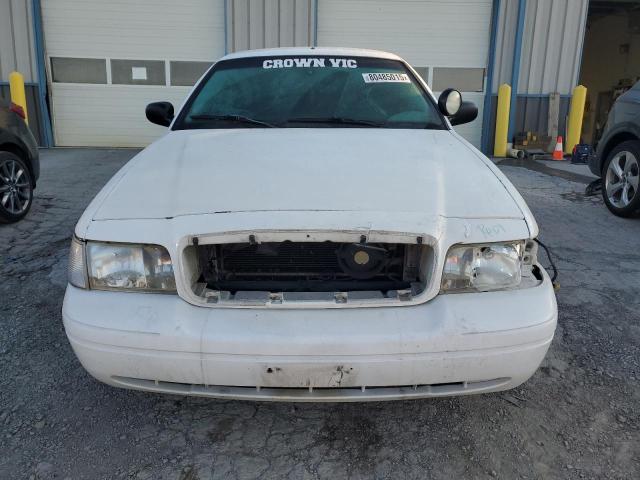 2FAFP71V88X154175 - 2008 FORD CROWN VICT POLICE INTERCEPTOR WHITE photo 5
