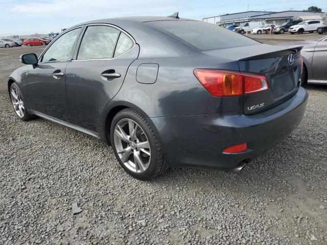 JTHBK262795105401 - 2009 LEXUS IS 250 GRAY photo 2