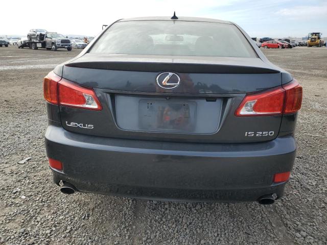 JTHBK262795105401 - 2009 LEXUS IS 250 GRAY photo 6