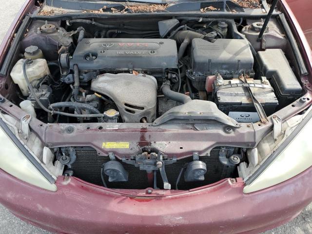 4T1BE32K54U355671 - 2004 TOYOTA CAMRY LE RED photo 11