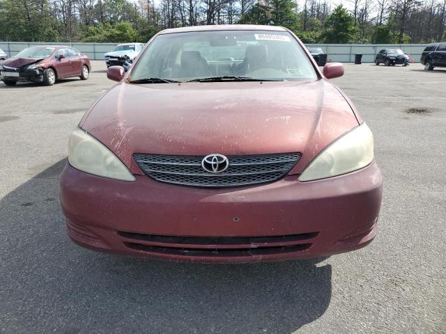 4T1BE32K54U355671 - 2004 TOYOTA CAMRY LE RED photo 5