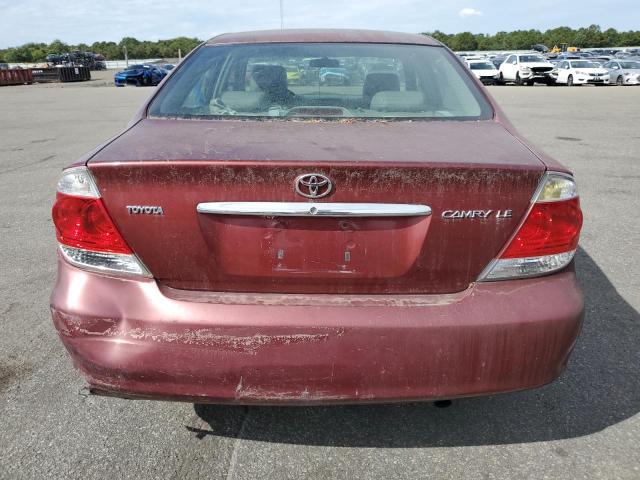 4T1BE32K54U355671 - 2004 TOYOTA CAMRY LE RED photo 6