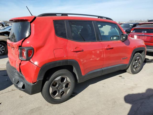 ZACCJAAB1HPE96027 - 2017 JEEP RENEGADE SPORT RED photo 3