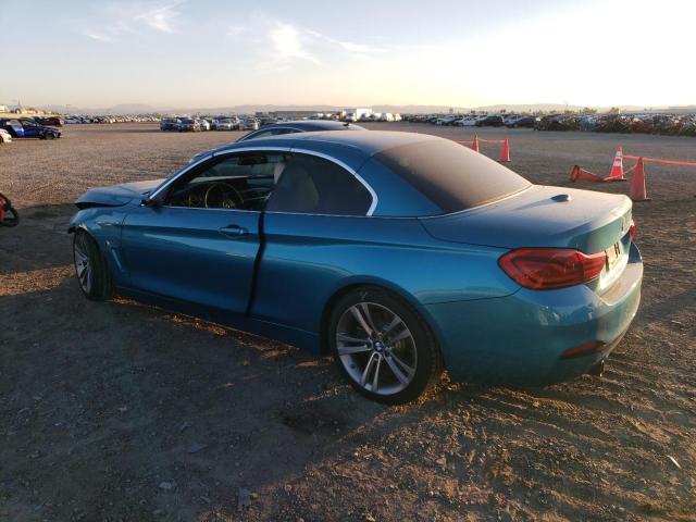 WBA4Z5C5XJEA32924 - 2018 BMW 440I BLUE photo 2
