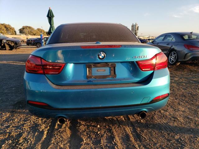 WBA4Z5C5XJEA32924 - 2018 BMW 440I BLUE photo 6