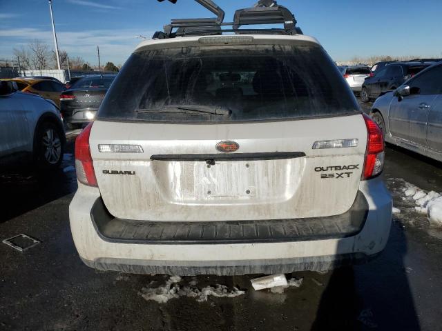 4S4BP63C984308359 - 2008 SUBARU OUTBACK 2.5XT LIMITED WHITE photo 6