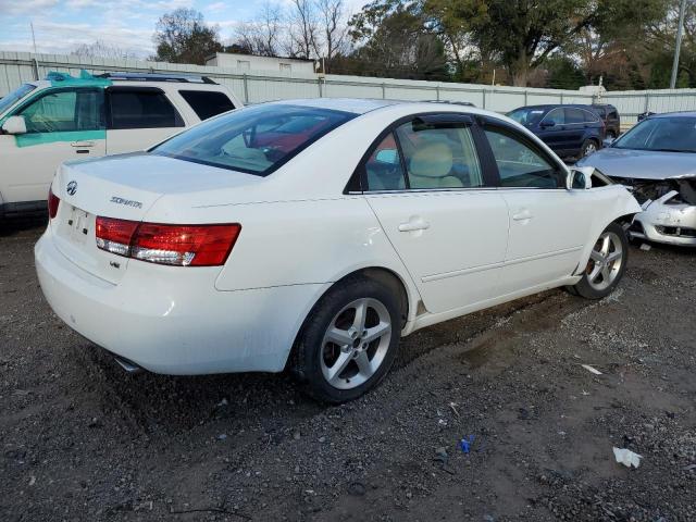 5NPEU46F46H118822 - 2006 HYUNDAI SONATA GLS WHITE photo 3